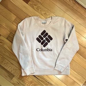 Columbia Sweatshirt: Light Pink/Blush - Medium